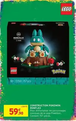 Intermarché Express Lego - construction pokemon bonfex offre