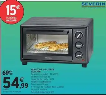 Severin - mini four 20 litres