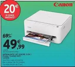 Intermarché Express Canon - imprimante jet encre 3 en 1 pixma ts4150i wifi offre