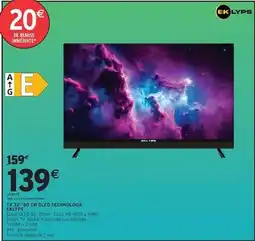 Intermarché Express Tv 32 2-80 cm led technologie offre