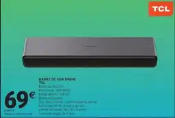 Intermarché Express Tcl - barre de son s45he offre