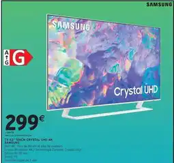 Intermarché Express Samsung - tv 43 109cm crystal uhd 4k offre