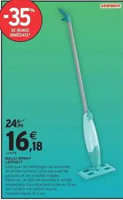 Intermarché Express Leifheit - balai spray offre