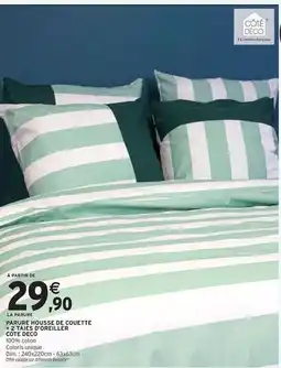 Intermarché Express Dim - parure housse de couette 200 élect offre