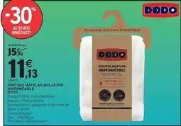 Intermarché Express Dodo - protège matelas molleton imperméable offre