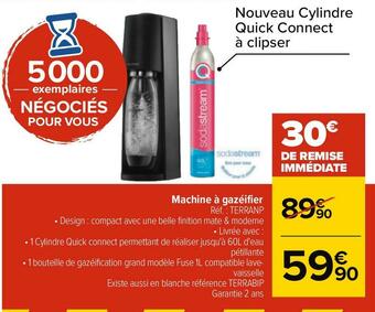 Carrefour Sodastream machine à gazéifier offre