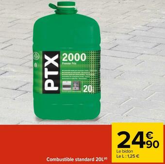Combustible standard 20l