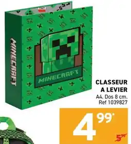 Trafic MINECRAFT CLASSEUR A LEVIER offre