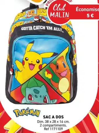 Pokémon SAC A DOS