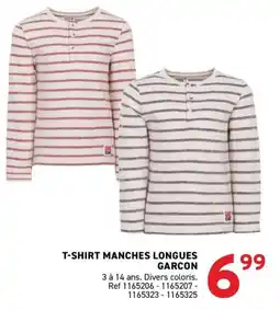 Trafic UNIQLO T-SHIRT MANCHES LONGUES GARCON offre