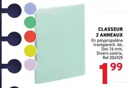 Trafic Classeur 2 anneaux offre