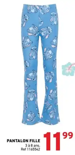 Trafic Stitch Pantalon Fille offre