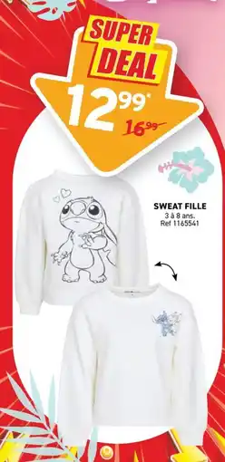 Trafic SWEAT FILLE offre
