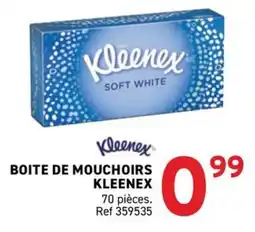 Trafic Kleenex BOITE DE MOUCHOIRS offre