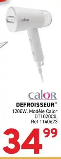 Trafic Calor Defroisseur offre