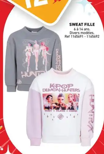 KPOP DEMON HUNTERS SWEAT FILLE