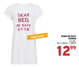 Trafic Sweety Robe de nuit femme offre
