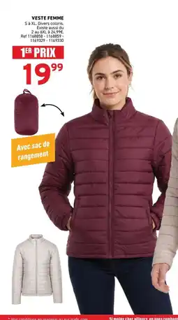 Trafic Veste femme offre