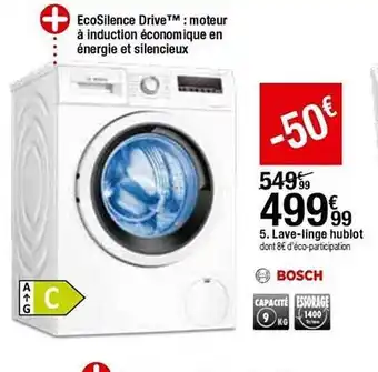 BUT Lave-linge Hublot Bosch offre