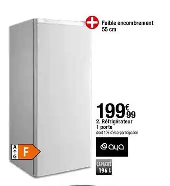 BUT Réfrigérateur 1 Porte Aya offre