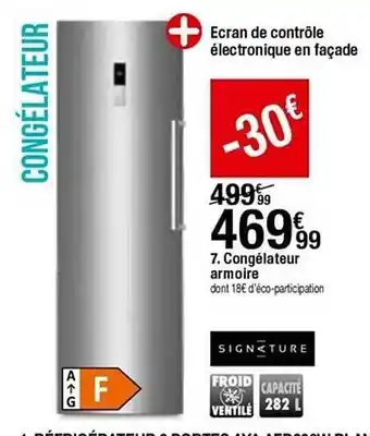 BUT Congélateur Armoire Signature offre