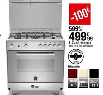 BUT Cuisinière Gaz offre