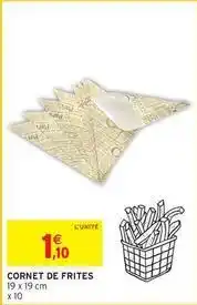 Intermarché Cornet de frites offre