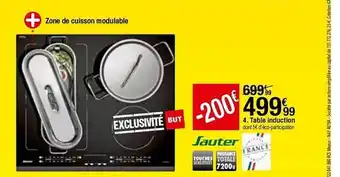 BUT Table Induction Sauter offre