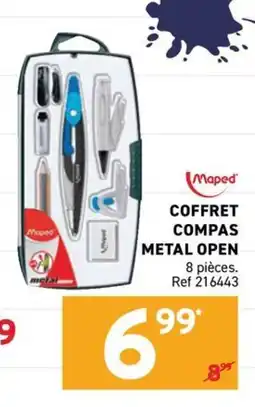 Trafic Maped coffret compas metal open offre
