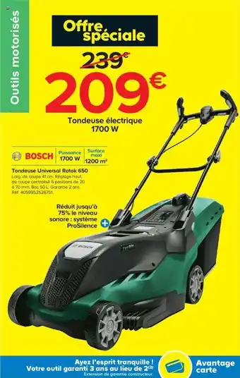 Tondeuse universal rotak 650