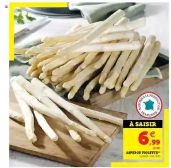 Super U Asperge Violette offre