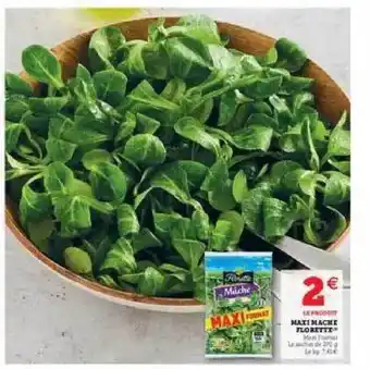 Super U Maxi Mâche Florette offre