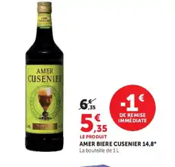 Super U AMER Biere cusenier 14,8° offre