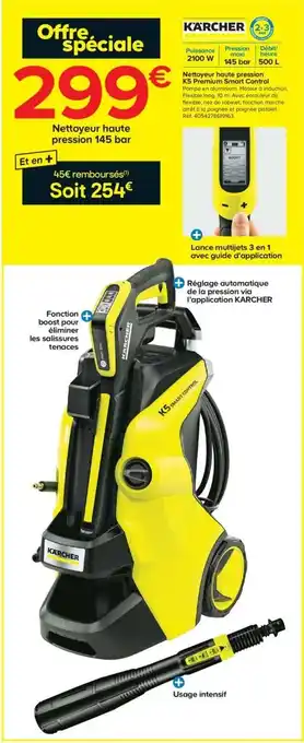 Castorama Nettoyeur haute pression k5 premium smart control offre