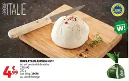 Auchan BURRATA DI ANDRIA IGP offre