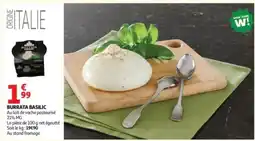 Auchan Burrata Basilic offre