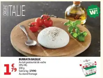 Burrata Basilic