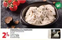 Auchan Stracciatella à la truffe d'été offre