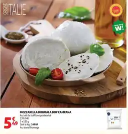 Auchan Mozzarella di bufala dop camapna offre