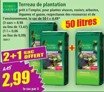Finest Garden Terreau de plantation