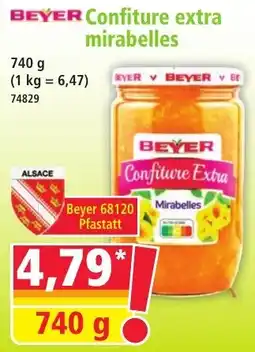 Norma Beyer Confiture extra mirabelles offre