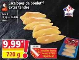 Norma Siebert Escalopes de poulet offre