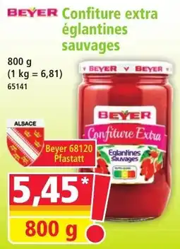 Norma Beyer Confiture extra églantines sauvages offre