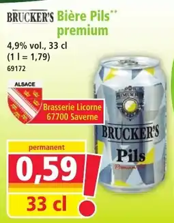 Norma BRUCKER'S Bière Pils premium offre