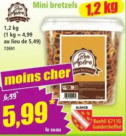 Norma Bon Apéro Mini bretzels offre