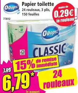Norma Ooops! Papier toilette offre
