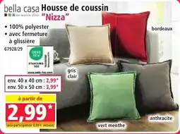 Norma bella casa Housse de coussin "Nizza" offre