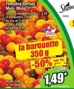 Norma Sheba Tomates cerises "Meli-Melo" offre