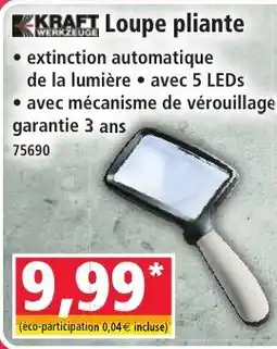 Norma KRAFT Loupe pliante offre