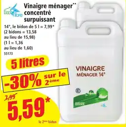 Norma Eco libre Vinaigre ménager offre
